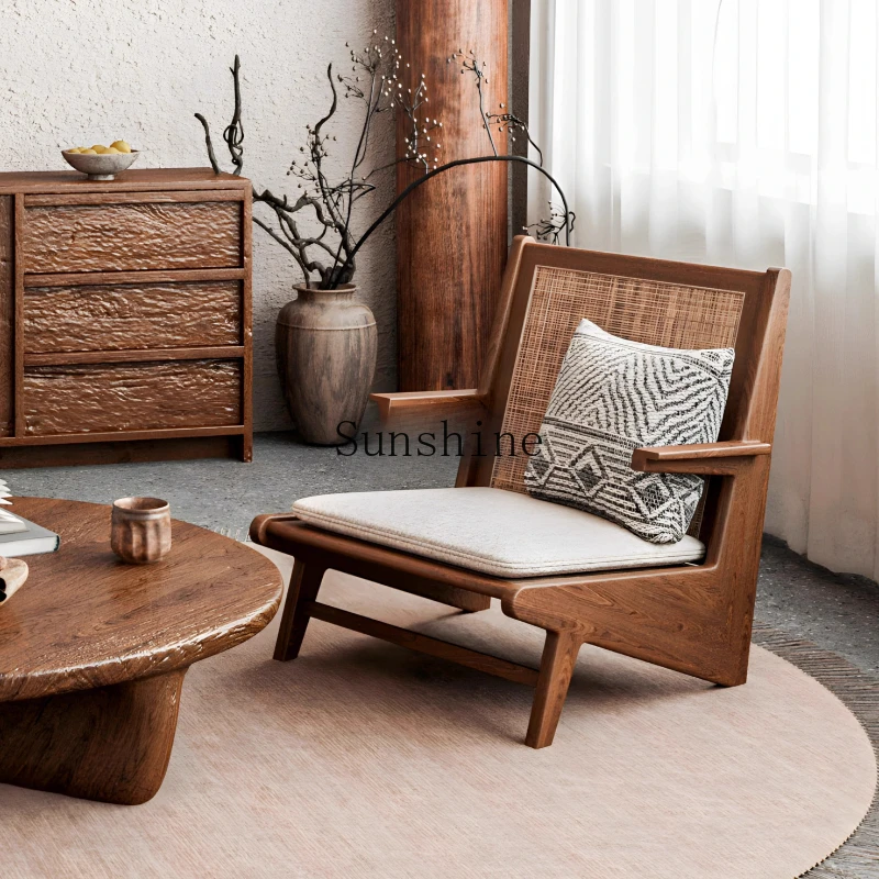 Wabi Silent Wind Medieval Furniture Backrest Dining Chair Rattan Solid Wood Study Chair
Wabi Silent Wind Medieval Furniture Backrest Dining Chair Rattan Solid Wood Study Chair