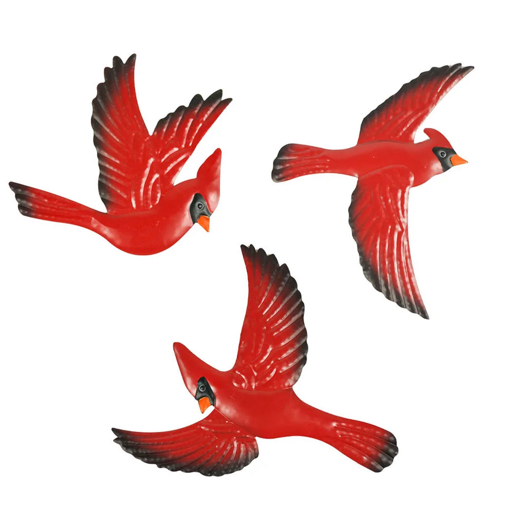 3 Pcs Bird Wrought Iron Wall Hanging Farmhouse Decor The Home Garden Statue Watching
3 Pcs Bird Wrought Iron Wall Hanging Farmhouse Decor The Home Garden Statue Watching