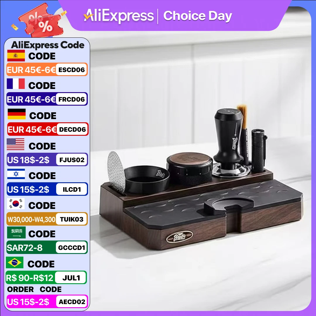51-58mm ABS Coffee Portafilters Holder Coffee Filter Rack Espresso Tamper Mat Stand Cafe Tools Coffee Accessories for Barista
51-58mm ABS Coffee Portafilters Holder Coffee Filter Rack Espresso Tamper Mat Stand Cafe Tools Coffee Accessories for Barista