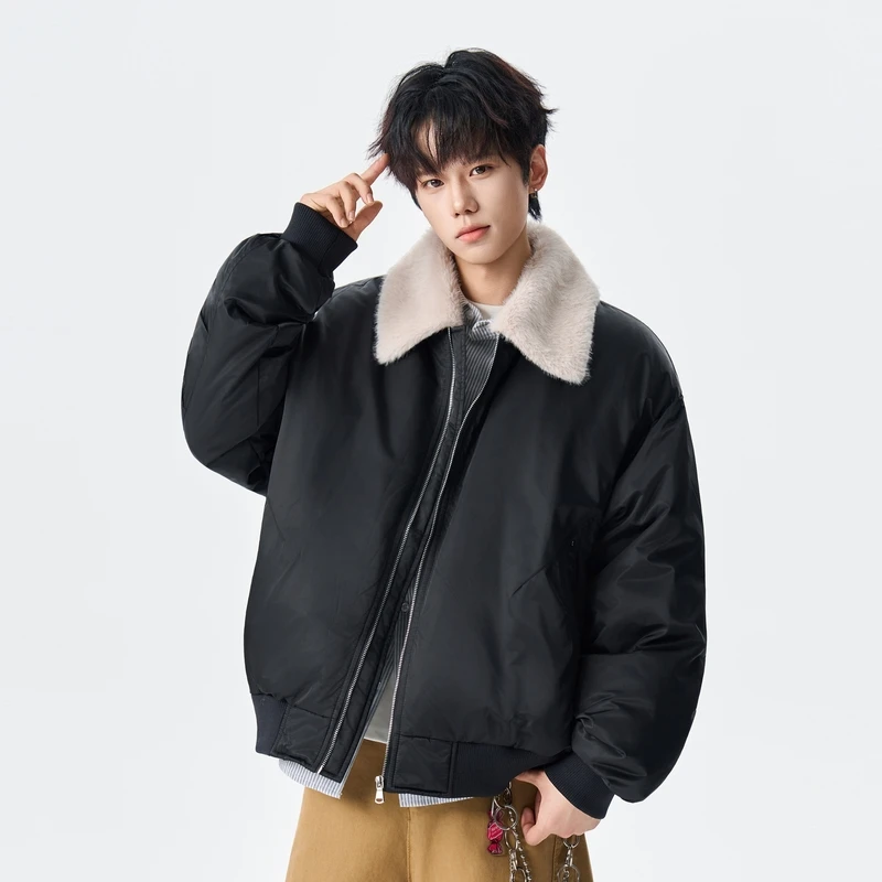 90 Du down Detachable Lamb Fur Collar Thiened Baseball Workwear Retro American Sle down Jaet Outdoor Ci Casual
90 Du down Detachable Lamb Fur Collar Thiened Baseball Workwear Retro American Sle down Jaet Outdoor Ci Casual