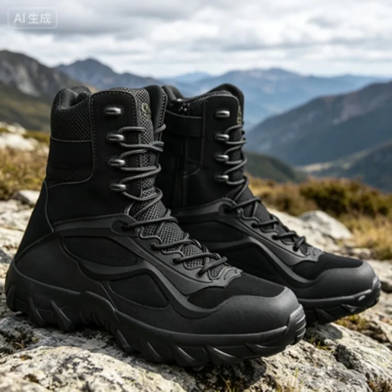 New Men Motorcycle Tactical Boots Work Army Desert Safety Climbing Hiking Shoes Anti-Slip Ultrallight Hunting Boots High Quality
New Men Motorcycle Tactical Boots Work Army Desert Safety Climbing Hiking Shoes Anti-Slip Ultrallight Hunting Boots High Quality