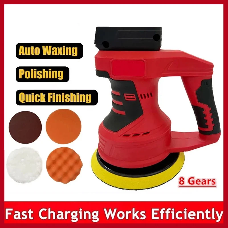 Cordless Car Polisher 8 Gears Brushless Electric Polishing Machine Waxing Sanding Sealing Power Tools Fit Milwaukee 18V Battery
Cordless Car Polisher 8 Gears Brushless Electric Polishing Machine Waxing Sanding Sealing Power Tools Fit Milwaukee 18V Battery