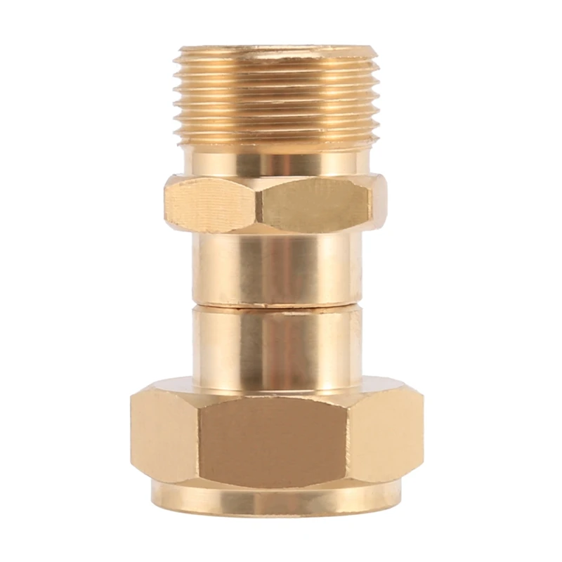 YWDZ-Pressure Washer Swivel Joint, Kink Free Gun To Hose Fitting, Anti Twist Metric M22 14Mm Connection, 3000 Psi
YWDZ-Pressure Washer Swivel Joint, Kink Free Gun To Hose Fitting, Anti Twist Metric M22 14Mm Connection, 3000 Psi