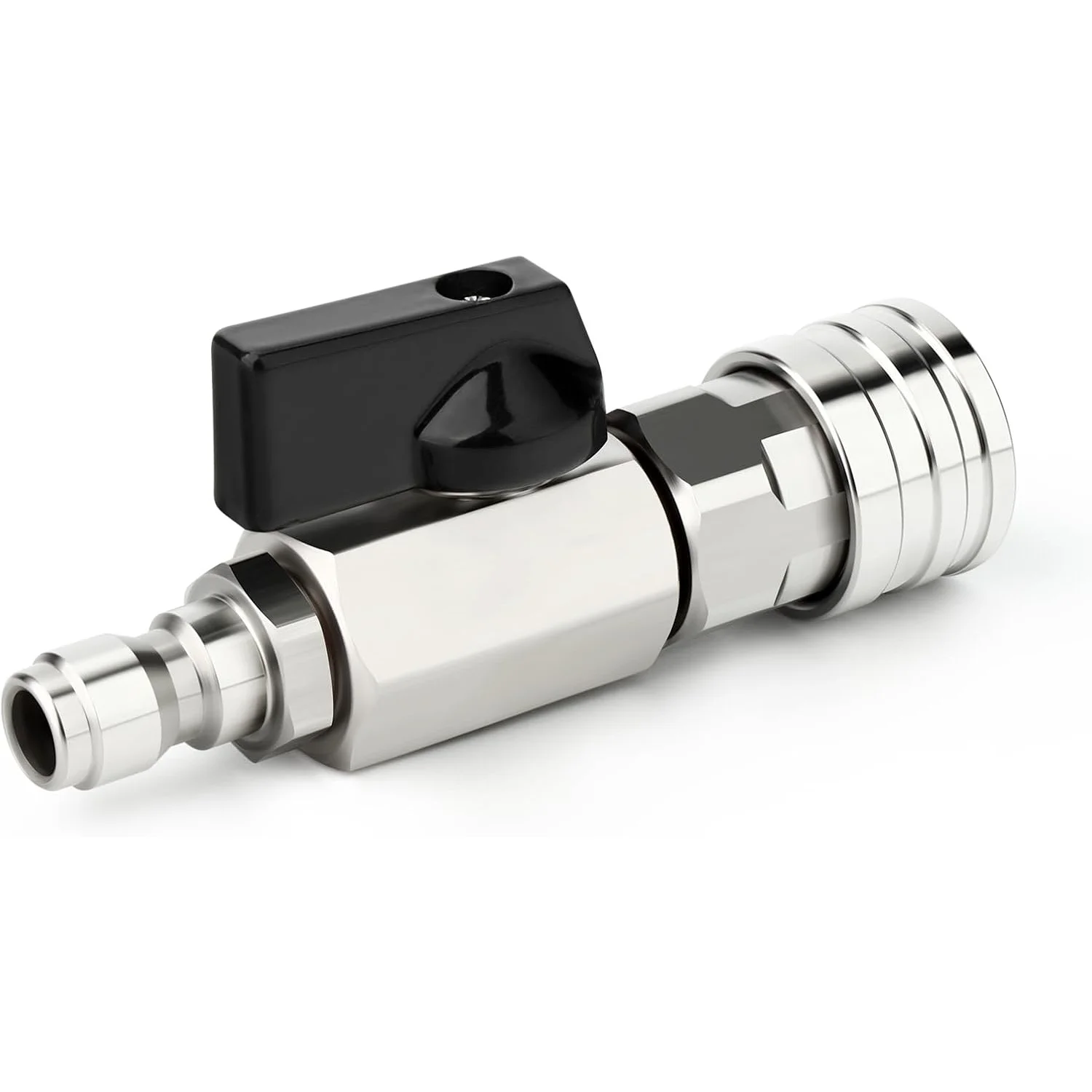 Rustproof 304 Steel High Pressure Ball Valve 2900PSI, 1/4 NPT Quick Connector for Electric Washer
Rustproof 304 Steel High Pressure Ball Valve 2900PSI, 1/4 NPT Quick Connector for Electric Washer
