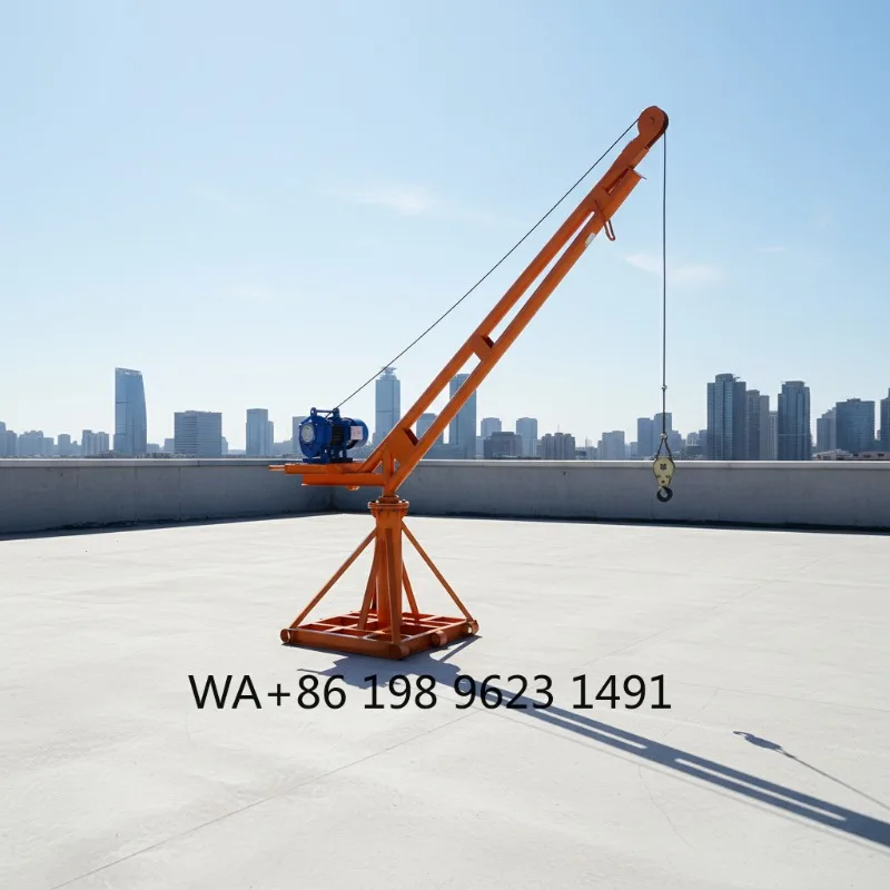 Small Electric Mobile Mini Crane Max Lifting Height Bearing Equipped Industrial Hoist for Construction Engineering Material
Small Electric Mobile Mini Crane Max Lifting Height Bearing Equipped Industrial Hoist for Construction Engineering Material