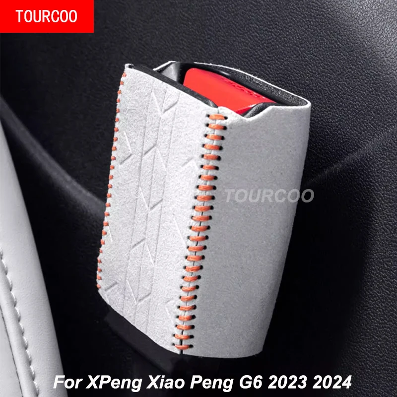 For XPeng Xiao Peng G6 2023 2024 Car Seat Belt Base Suede Decorative Sticker Alcantara Interior Accessories
For XPeng Xiao Peng G6 2023 2024 Car Seat Belt Base Suede Decorative Sticker Alcantara Interior Accessories