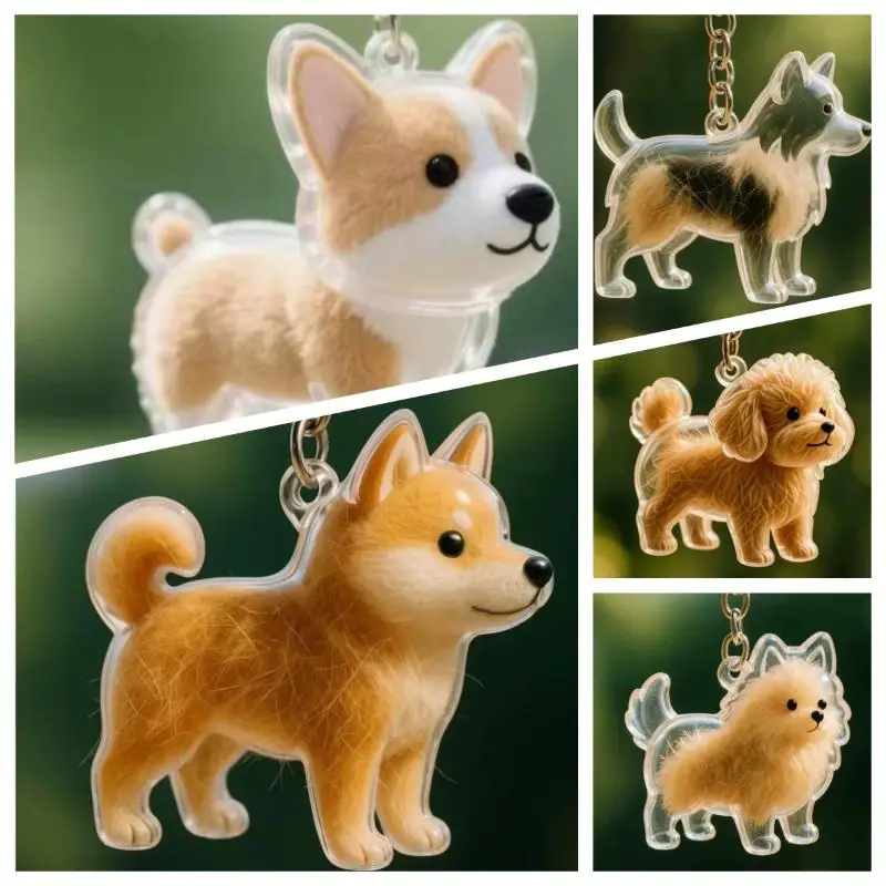 Dog Shape Pet Hair Storage Box Transparent DIY Handmade Pet Hair Keychain Backpack Decor Accessories Souvenir Collection Gift
Dog Shape Pet Hair Storage Box Transparent DIY Handmade Pet Hair Keychain Backpack Decor Accessories Souvenir Collection Gift