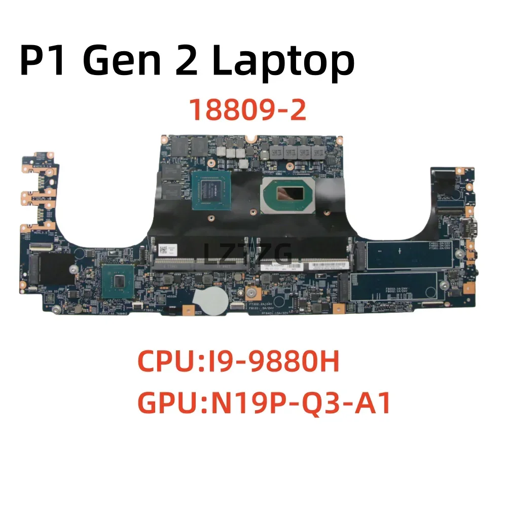 18809-2 For Lenovo ThinkPad P1 Gen 2 Laptop Motherboard CPU I9-9880H GPU N19P-Q3-A1 FRU 02HM923 5B21C66956
18809-2 For Lenovo ThinkPad P1 Gen 2 Laptop Motherboard CPU I9-9880H GPU N19P-Q3-A1 FRU 02HM923 5B21C66956