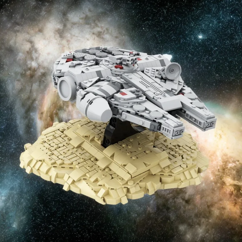 553 шт. Moc Star Bat Millennium Falcon Desert Diorama Стенд Модульные строительные блоки Модель Строительные блоки DIY Подарок
553 шт. Moc Star Bat Millennium Falcon Desert Diorama Стенд Модульные строительные блоки Модель Строительные блоки DIY Подарок