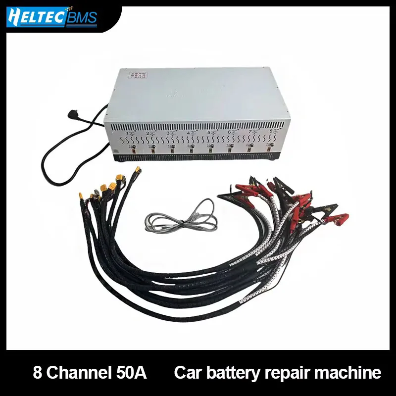 New 8-Channel 18650 Lithium Battery Capacity Tester Charge and Discharge 50A Battery Repair Voltage Equalize
New 8-Channel 18650 Lithium Battery Capacity Tester Charge and Discharge 50A Battery Repair Voltage Equalize