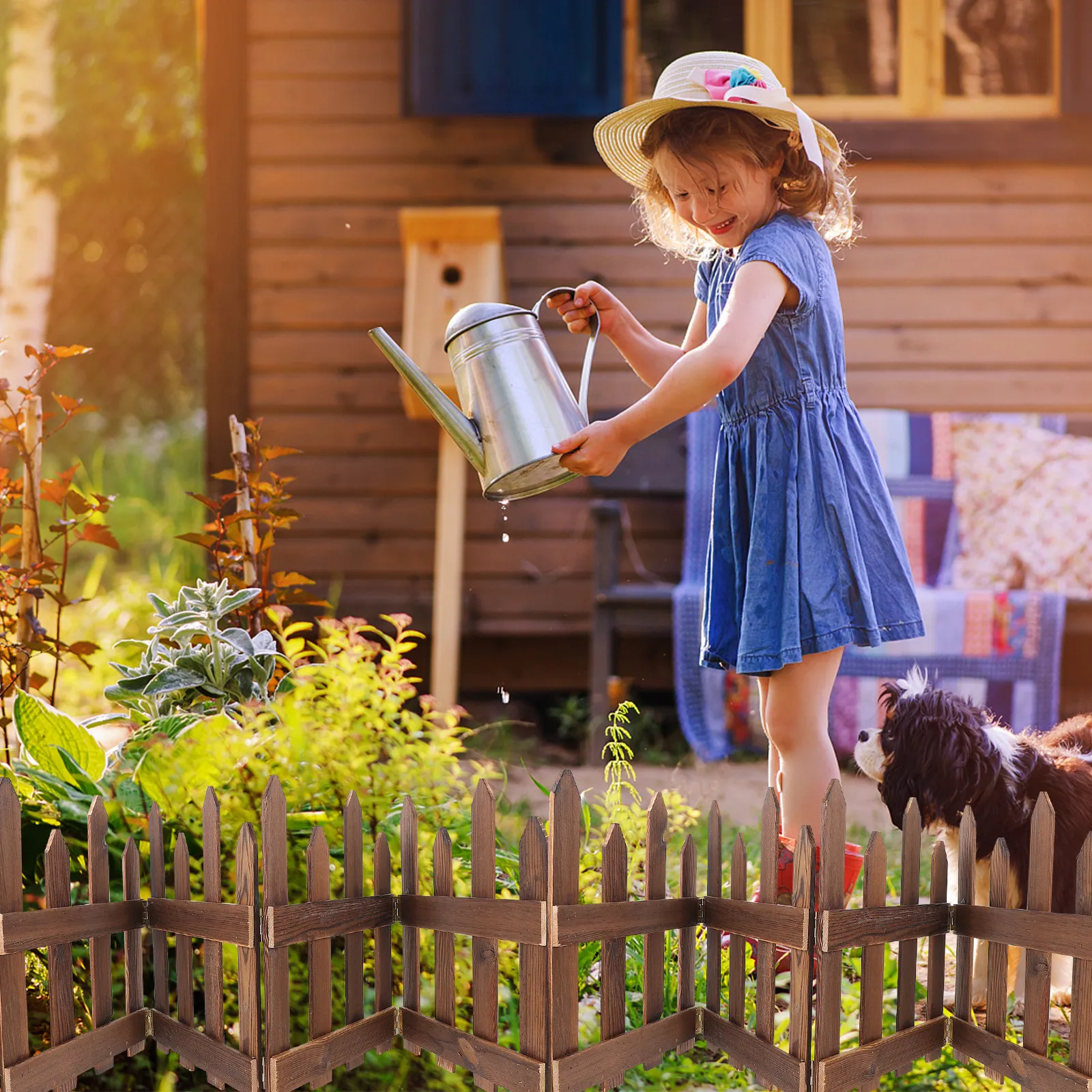 1Pcs Decorative Wooden Fence Outdoor Wood Fences for Garden Lawn Edging DIY Garden Decoration Pastoral Style Fence
1Pcs Decorative Wooden Fence Outdoor Wood Fences for Garden Lawn Edging DIY Garden Decoration Pastoral Style Fence