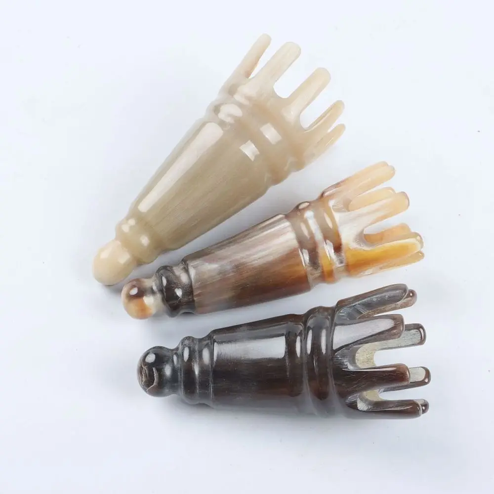 Scalp Massager Brush Ox Horn Massage Comb Scrapping Head Wide Tooth Long Pointed Shampoo Comb Relaxation Therapy
Scalp Massager Brush Ox Horn Massage Comb Scrapping Head Wide Tooth Long Pointed Shampoo Comb Relaxation Therapy