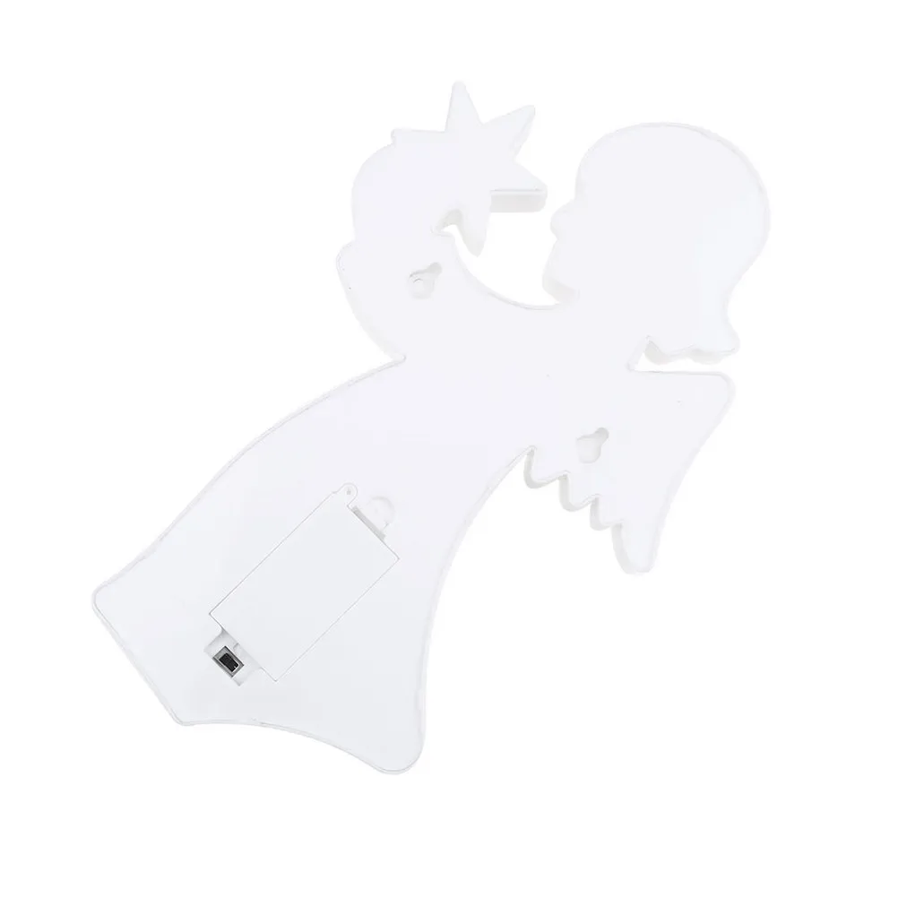 Светодиодный ночник в форме ангела, белый, декоративный светильник для комнаты, детской, романтический прикроватный подарок, на батарейках
Светодиодный ночник в форме ангела, белый, декоративный светильник для комнаты, детской, романтический прикроватный подарок, на батарейках