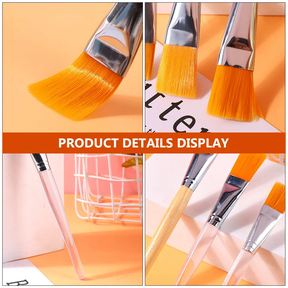 4pcs Facial Mask Brush Silicone Bristles Washable Easy Clean Handle For Gel Cream Sleeping Mask Application Beauty Tools Makeup
4pcs Facial Mask Brush Silicone Bristles Washable Easy Clean Handle For Gel Cream Sleeping Mask Application Beauty Tools Makeup