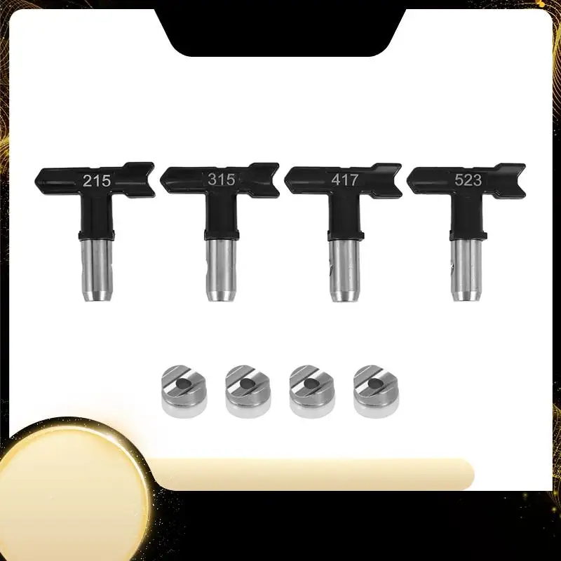 4Pcs Reversible Airless Paint Sprayer Nozzle Tips, Airless Sprayer Spraying Machine Parts(215,315,417,523)-X40A
4Pcs Reversible Airless Paint Sprayer Nozzle Tips, Airless Sprayer Spraying Machine Parts(215,315,417,523)-X40A