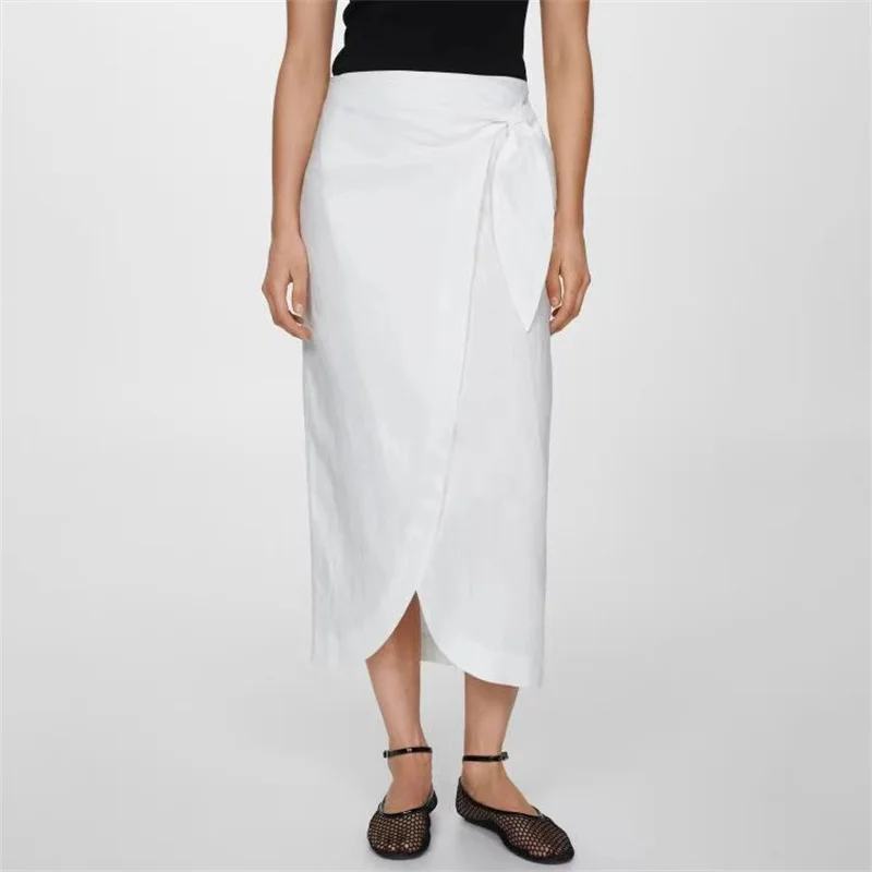 Women's skirt New asymmetrical slim fit long skirt for summer 2025 100% linen blended straight tube skirt y2k women's half skirt
Women's skirt New asymmetrical slim fit long skirt for summer 2025 100% linen blended straight tube skirt y2k women's half skirt