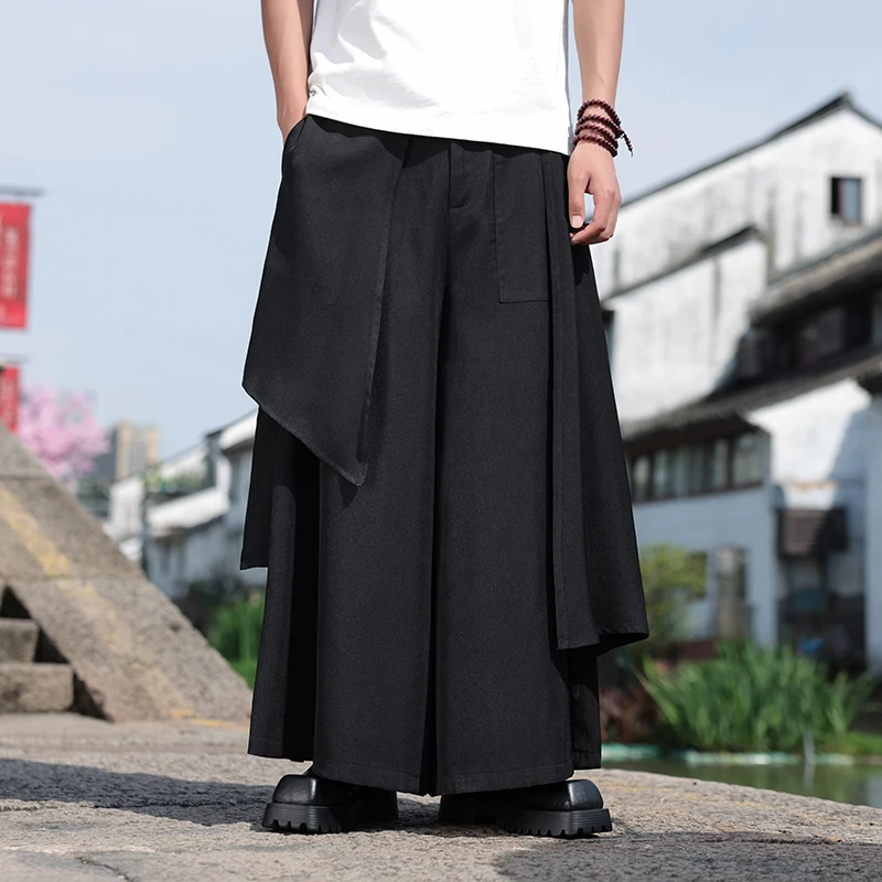 Spring Mens Wide-leg Pants Vintage Harem Pants Men Hip Hop Harajuku Style Casual Pants Men Black Jogging Trousers Streetwear
Spring Mens Wide-leg Pants Vintage Harem Pants Men Hip Hop Harajuku Style Casual Pants Men Black Jogging Trousers Streetwear