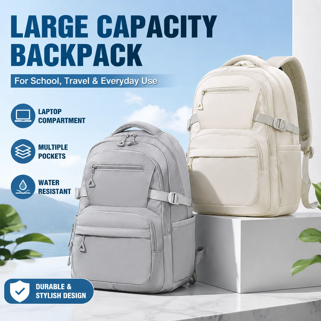 Large capacity Unisex backpack,Multiplepocketswith,adjustable shoulder straps,suitable for high school and daily commuting
Large capacity Unisex backpack,Multiplepocketswith,adjustable shoulder straps,suitable for high school and daily commuting