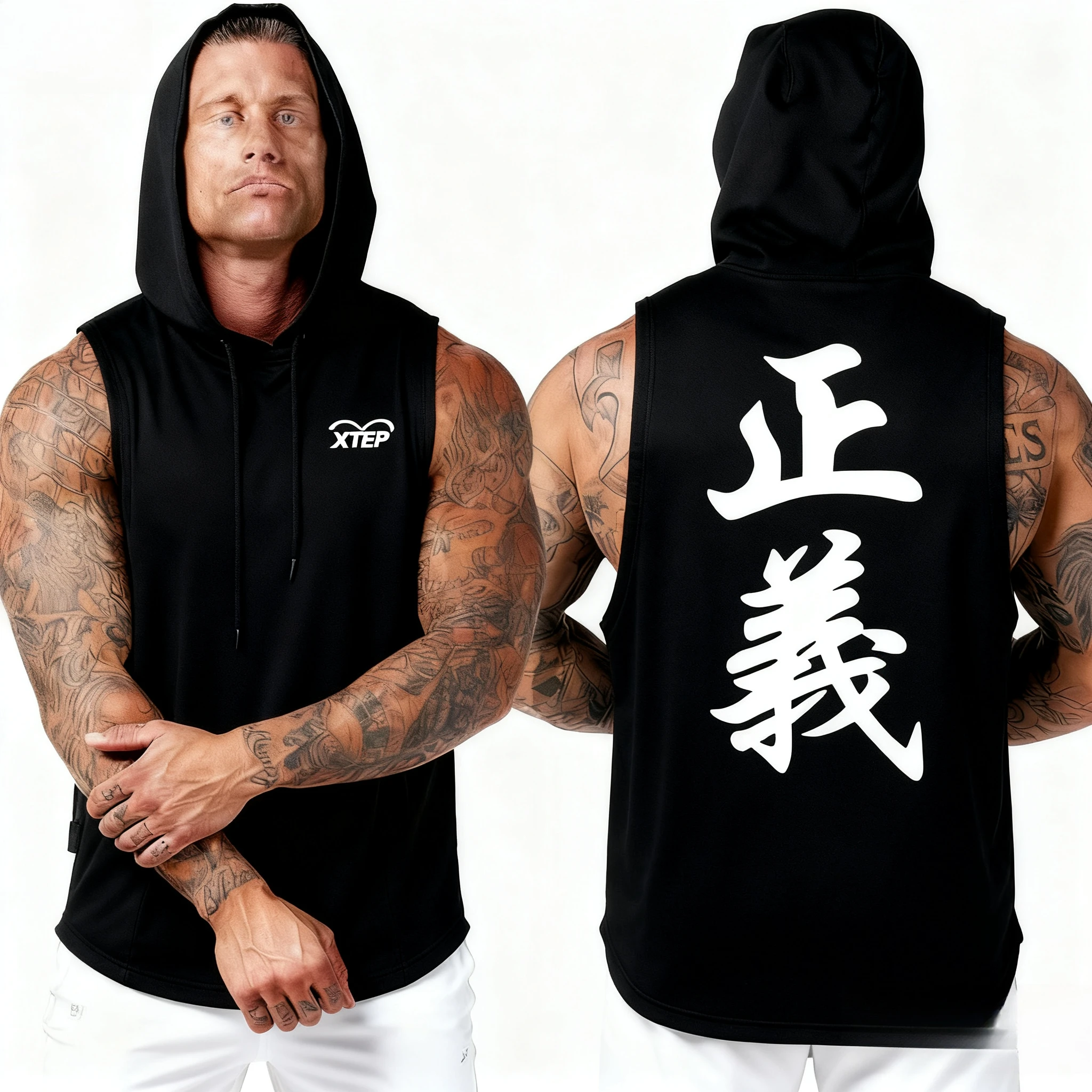 One Piece Navy Justice Letter Print Sport Sleeveless Hoodie Fall/Winter New Men's Hooded Breathable Wicking Fitness Top
One Piece Navy Justice Letter Print Sport Sleeveless Hoodie Fall/Winter New Men's Hooded Breathable Wicking Fitness Top