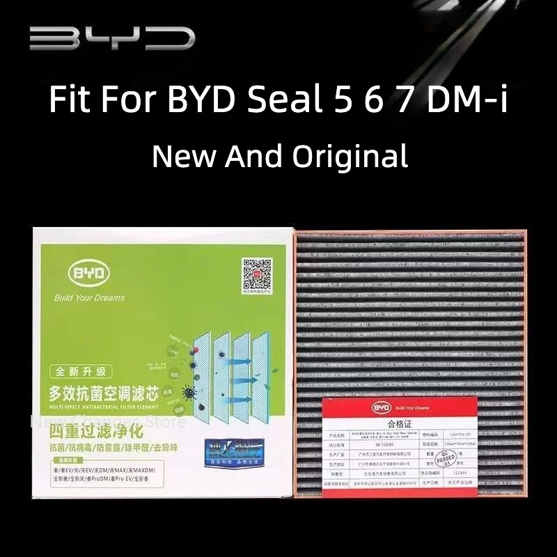 For BYD Seal 5 DM-i Seal 6 DM-i Seal 7 DM-i Original Car Engine Air Filter, Air Conditioning Filter Original Set
For BYD Seal 5 DM-i Seal 6 DM-i Seal 7 DM-i Original Car Engine Air Filter, Air Conditioning Filter Original Set