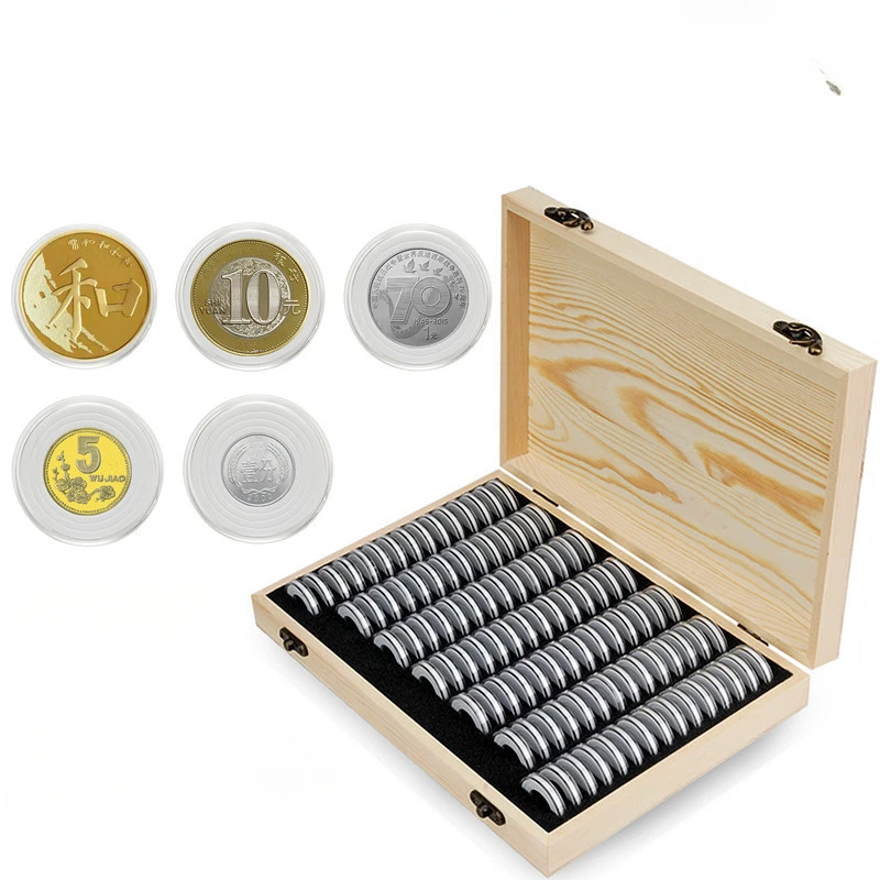 100 Pieces Commemorative Coin Collection Box Zodiac Coin Collection Storage Box 18/21/25/27/30mm Universal Adjustable Model
100 Pieces Commemorative Coin Collection Box Zodiac Coin Collection Storage Box 18/21/25/27/30mm Universal Adjustable Model