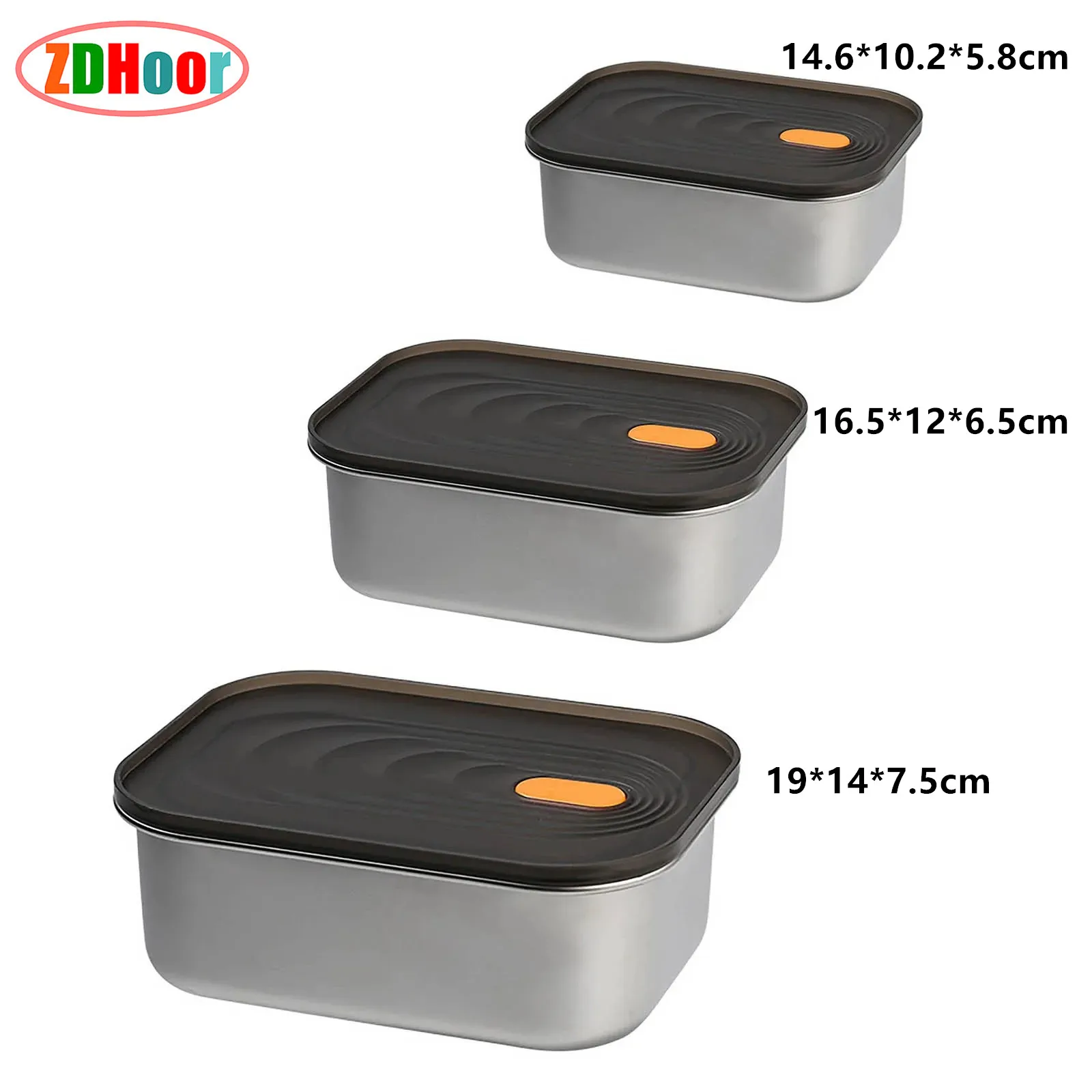 Stainless Steel Food Storage Lunch Box Food Grade Large Capacity Containers Food Light Household with Air Vent Snack Boxes
Stainless Steel Food Storage Lunch Box Food Grade Large Capacity Containers Food Light Household with Air Vent Snack Boxes