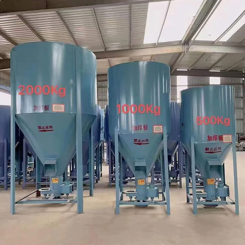 Vertical 500kg 1000kg Grain Corn Feed Mixer Animal Feed Grinder and Mixer Machine for Poultry
Vertical 500kg 1000kg Grain Corn Feed Mixer Animal Feed Grinder and Mixer Machine for Poultry