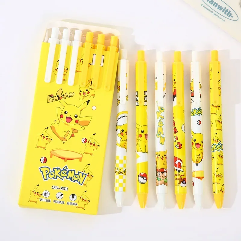 6Pcs Pokemon Pikachu Gel Pen Cute Cartoon Anime Student Stationery Office School Supplies Kawaii Quick Drying Press Pen Gifts
6Pcs Pokemon Pikachu Gel Pen Cute Cartoon Anime Student Stationery Office School Supplies Kawaii Quick Drying Press Pen Gifts