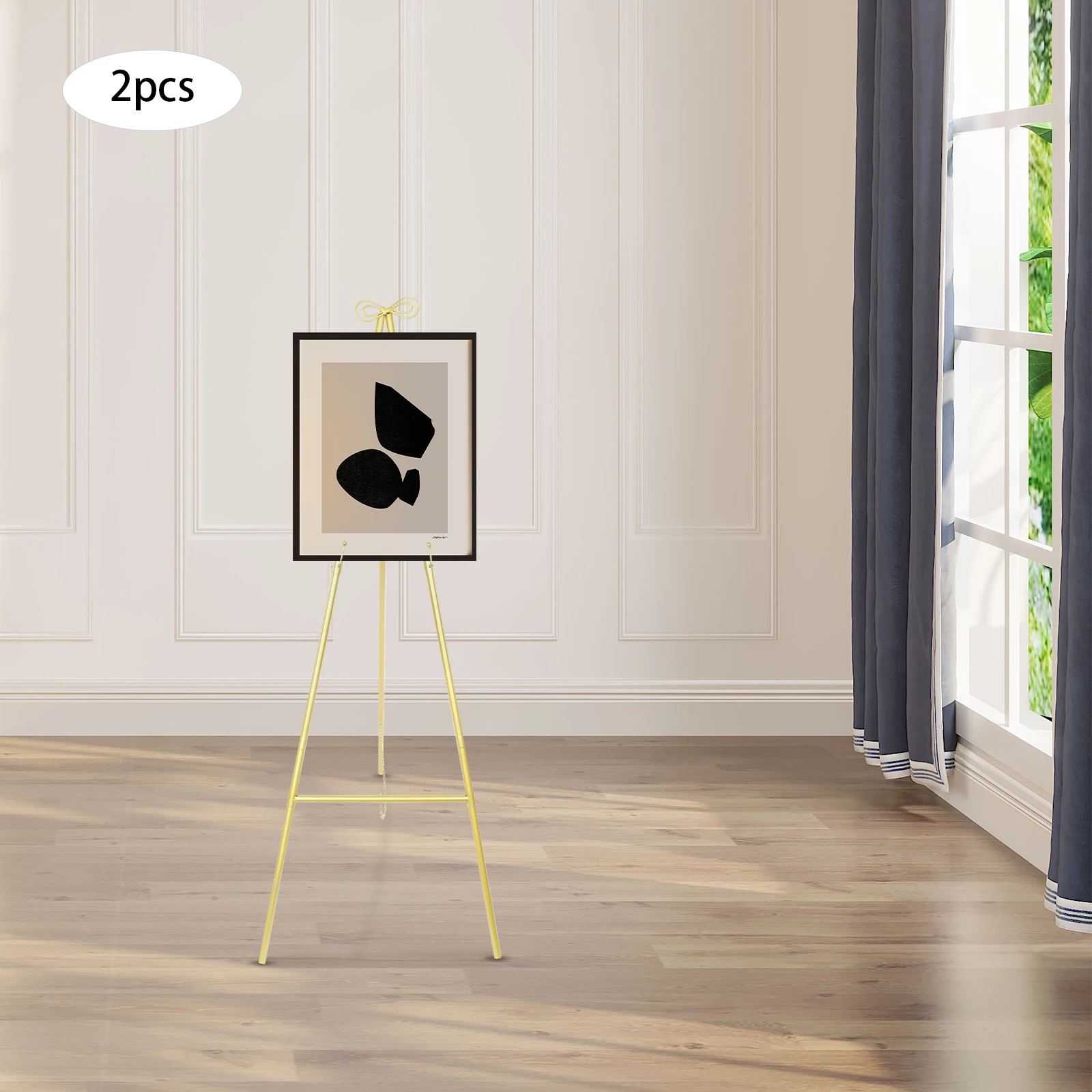 2 PCS Steel Display Stand,Gold Triangular Floor Standing Easel 41.5*60*127cm for Wedding
2 PCS Steel Display Stand,Gold Triangular Floor Standing Easel 41.5*60*127cm for Wedding