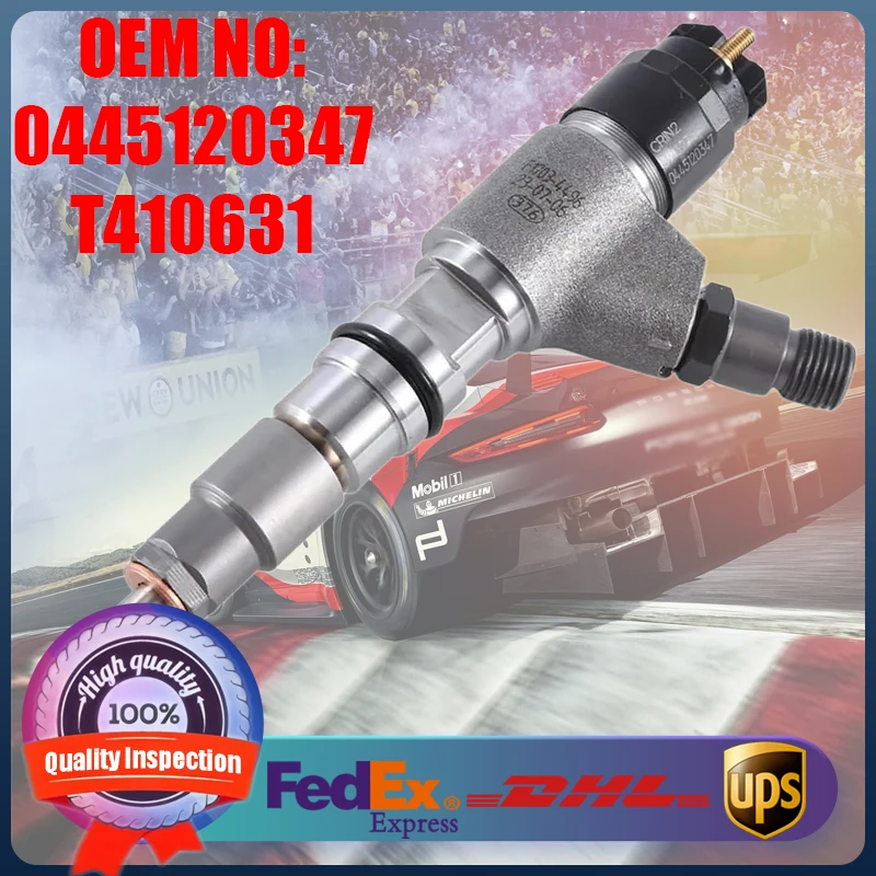 High Quality Fuel Common Rail Injector 0445120347 0445120348 371-3974 371-2483 T410631 for CAT Perkins C7.1 Engine 
High Quality Fuel Common Rail Injector 0445120347 0445120348 371-3974 371-2483 T410631 for CAT Perkins C7.1 Engine