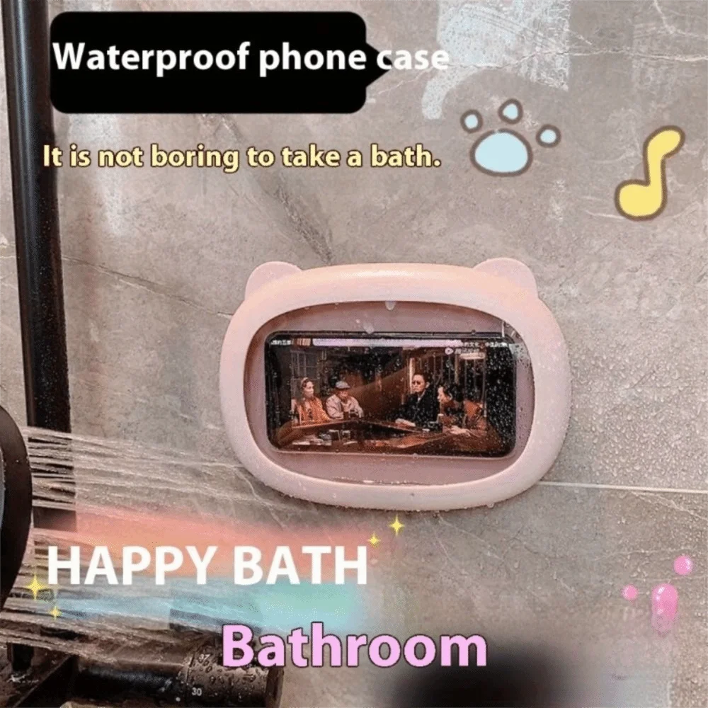 Sticky Wall Mount Bathroom Phone Holder Adjustable Stand Rotated Waterproof Phone Case Easy Installation Waterproof Design
Sticky Wall Mount Bathroom Phone Holder Adjustable Stand Rotated Waterproof Phone Case Easy Installation Waterproof Design