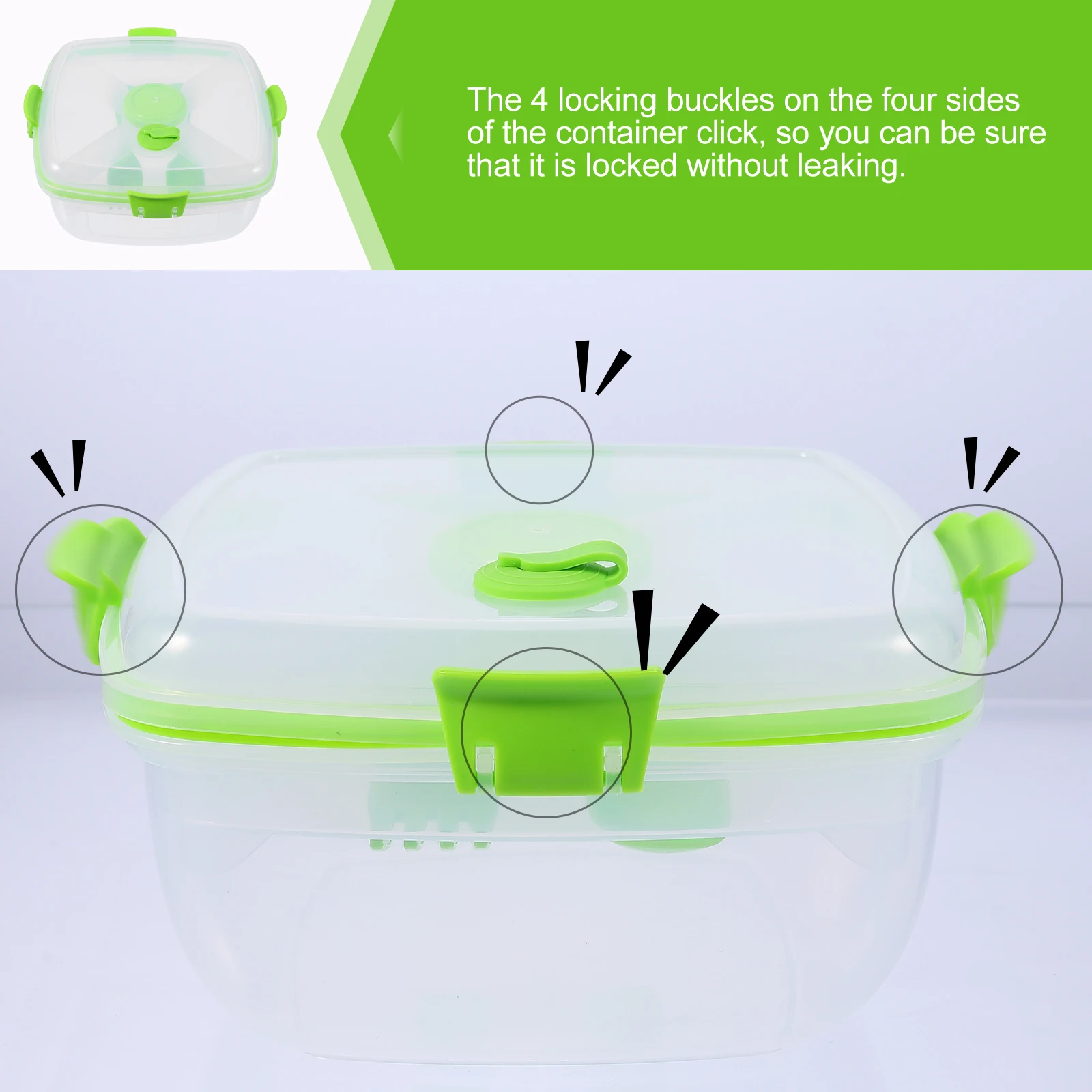 Airtight Fresh Lunch Box Salad Sealing Storage Container Lid Containers for Food
Airtight Fresh Lunch Box Salad Sealing Storage Container Lid Containers for Food