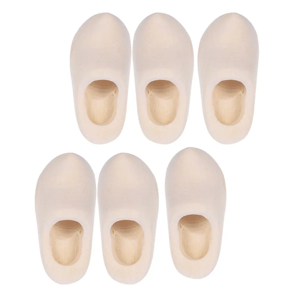 3Pairs Mini Wooden Shoe Blanks Unpainted Wood 4Cm Mini House Supply DIY Craft Accessories Miniature Shoes House Wood Shoes
3Pairs Mini Wooden Shoe Blanks Unpainted Wood 4Cm Mini House Supply DIY Craft Accessories Miniature Shoes House Wood Shoes