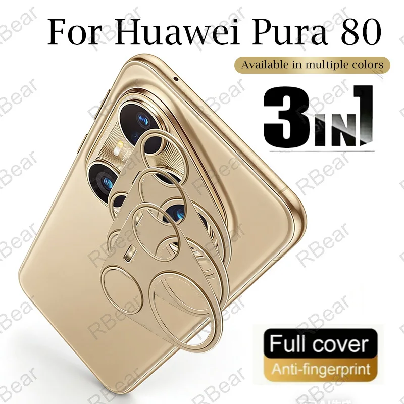 3 Pcs for HUAWEI Pura 80/ Pura 80 Pro Camera Lens Cap Set, Ultra-Clear Protective Cover for Rear Camera Lenses, Keep Lens Clean
3 Pcs for HUAWEI Pura 80/ Pura 80 Pro Camera Lens Cap Set, Ultra-Clear Protective Cover for Rear Camera Lenses, Keep Lens Clean