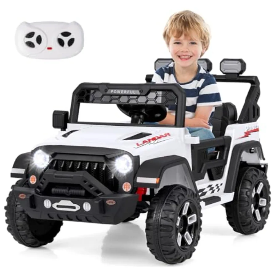Ride on Truck 12V Electric Ride on Car with Remote Control 3 Speed and Spring Suspension Wireless Connection USB Music Light Ri
Ride on Truck 12V Electric Ride on Car with Remote Control 3 Speed and Spring Suspension Wireless Connection USB Music Light Ri