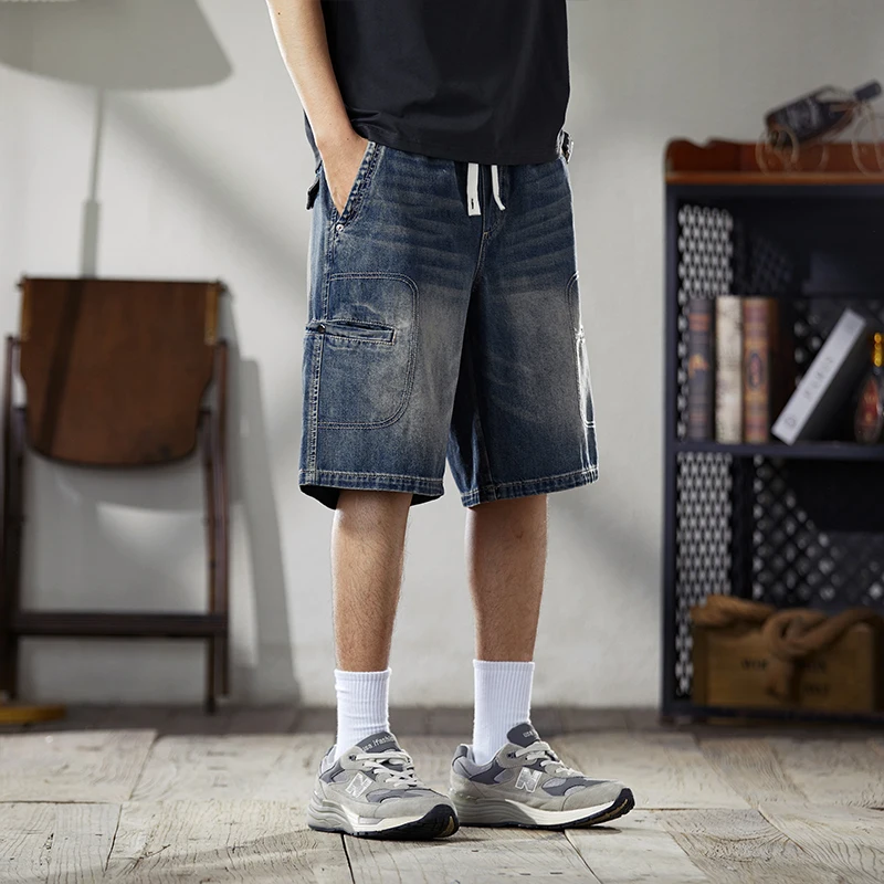 XY9938 New Trendy Casual Washed American Retro Denim Shorts for Men in Summer, Thin, Elastic Waist, Five Part Pants
XY9938 New Trendy Casual Washed American Retro Denim Shorts for Men in Summer, Thin, Elastic Waist, Five Part Pants