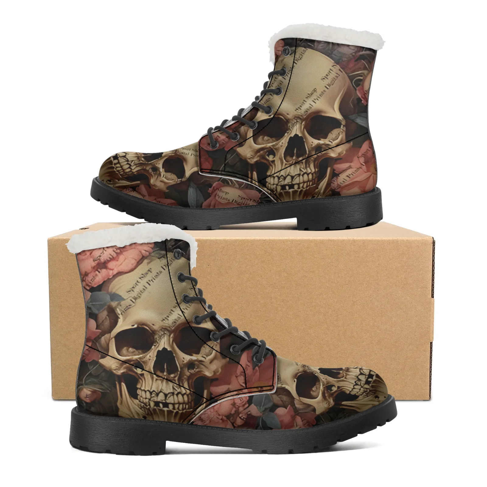 Gothic Skull Prints Plush Boots for Men Teenager Boys Shoes Casual Snow Boot Outdoor High Quality High Top Boot
Gothic Skull Prints Plush Boots for Men Teenager Boys Shoes Casual Snow Boot Outdoor High Quality High Top Boot