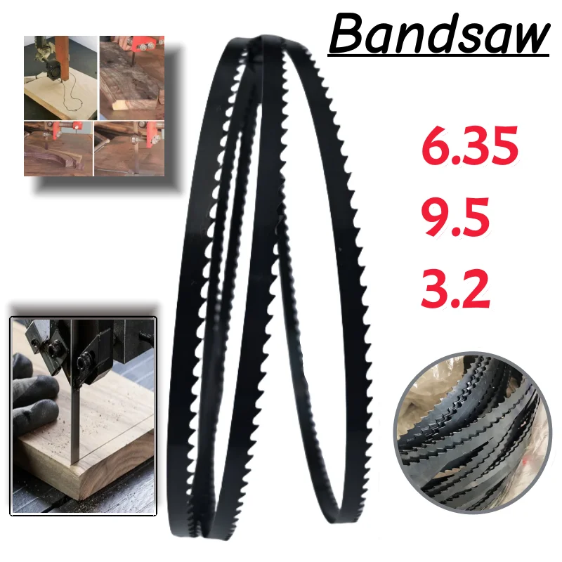 High Quality Saw Blade Length 1425X6.35/9.5/3.2WideX6T 10T 14T 12T Bandsaw Blade for Cut Hardwood Softwood and Plastic Cut Tools
High Quality Saw Blade Length 1425X6.35/9.5/3.2WideX6T 10T 14T 12T Bandsaw Blade for Cut Hardwood Softwood and Plastic Cut Tools