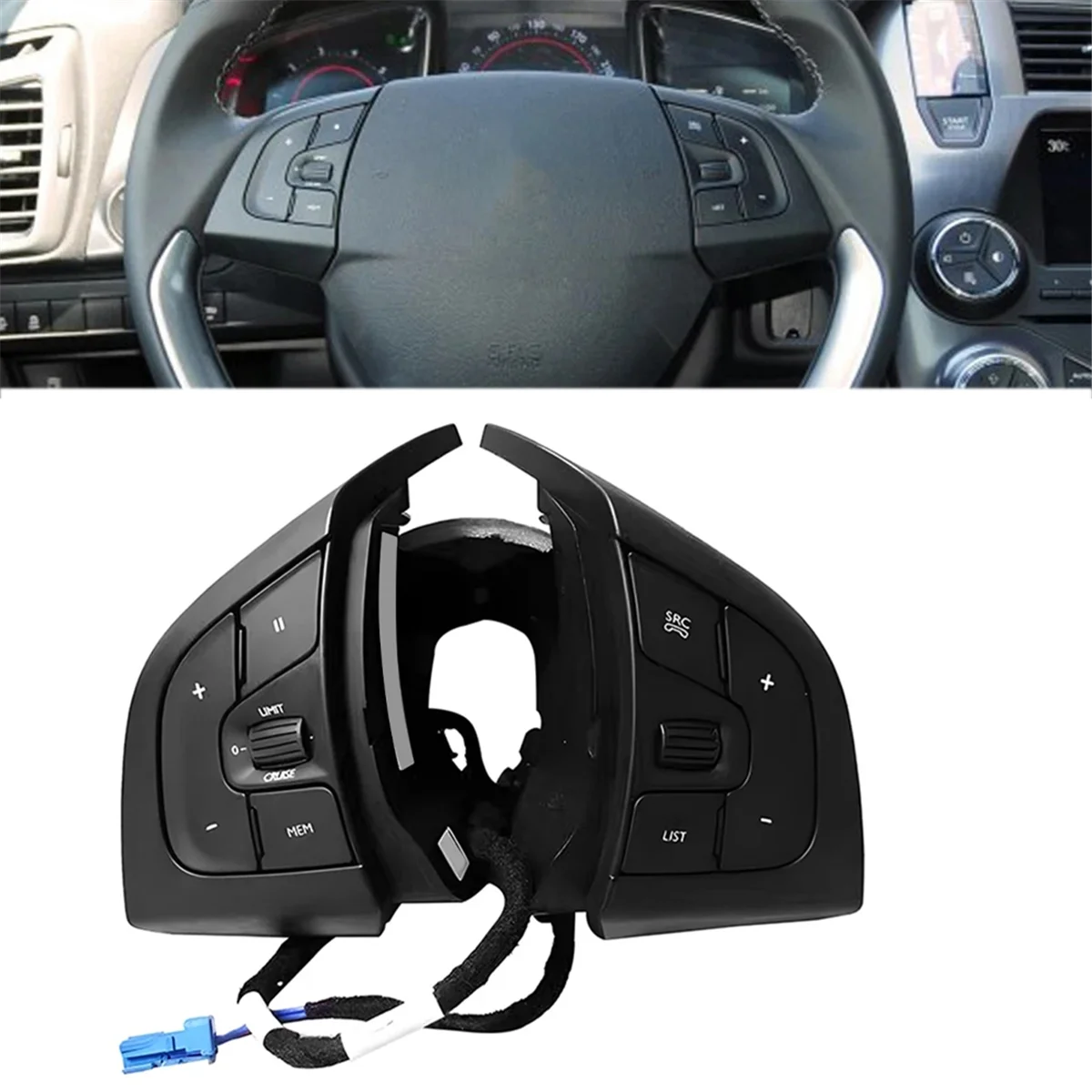 Car Steering Wheel Cruise Switch Button Audio Volume Control Switch Buttons for Cactus DS5 DS6
Car Steering Wheel Cruise Switch Button Audio Volume Control Switch Buttons for Cactus DS5 DS6