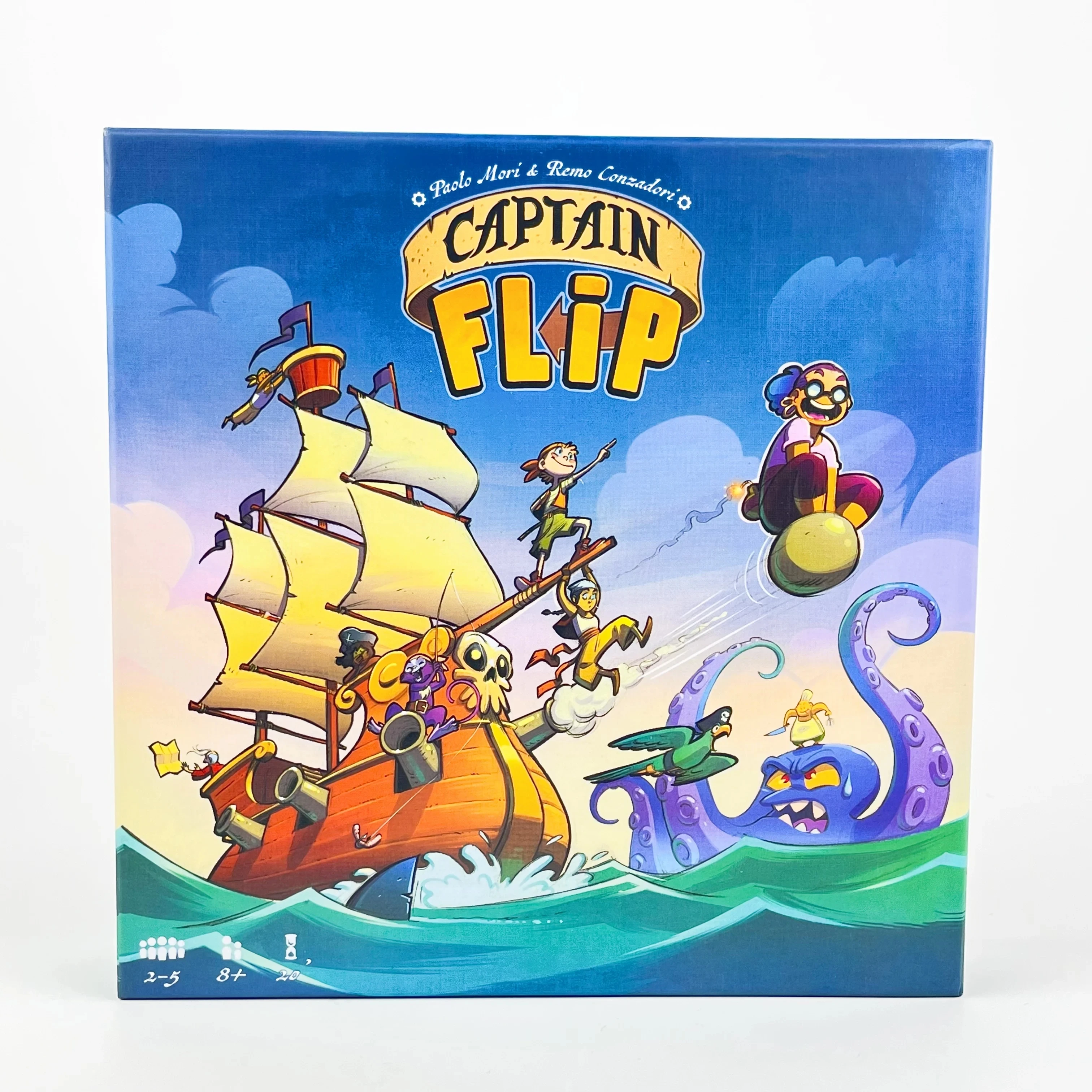Captain Flip Board Game - Fun Family Card Game for family - Strategic Party Game for 2-6 Players - Fast-Paced Tabletop Game
Captain Flip Board Game - Fun Family Card Game for family - Strategic Party Game for 2-6 Players - Fast-Paced Tabletop Game