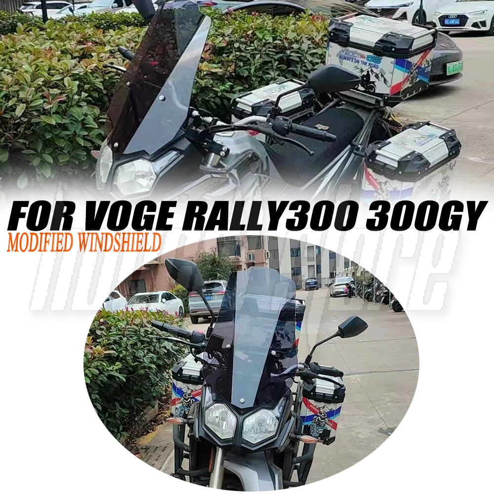 New FOR VOGE Rally300 300GY Rally 300 Modified Windshield Front Windshield Modified Heightened Transparent
New FOR VOGE Rally300 300GY Rally 300 Modified Windshield Front Windshield Modified Heightened Transparent