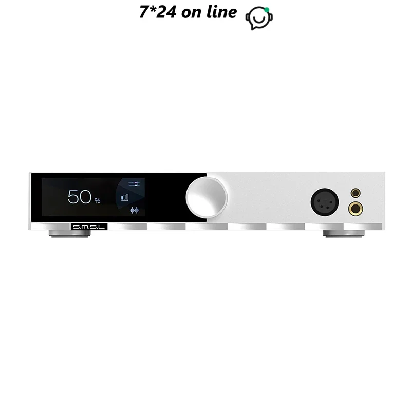 SMSL H400 Hi-Res Headphone Amplifier 16Ω/15W*2 32Ω/7.5W*2 Earphone AMP RCA XLR Balanced Input Hi-End Pre-Amp With Remote Control
SMSL H400 Hi-Res Headphone Amplifier 16Ω/15W*2 32Ω/7.5W*2 Earphone AMP RCA XLR Balanced Input Hi-End Pre-Amp With Remote Control