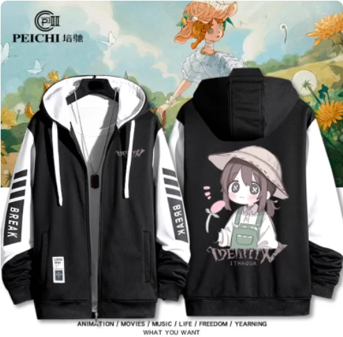 Japanese Anime Identity ⅤEmma Woods Hooded Hoodie Cosplay Autumn Winter Men Women Coat Loose Jacket Tops PC
Japanese Anime Identity ⅤEmma Woods Hooded Hoodie Cosplay Autumn Winter Men Women Coat Loose Jacket Tops PC