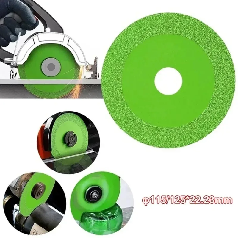 115/125mm Diamond Cutting Disc for Glass, Marble, Ceramic Tile, Jade & Crystal Grinding
115/125mm Diamond Cutting Disc for Glass, Marble, Ceramic Tile, Jade & Crystal Grinding