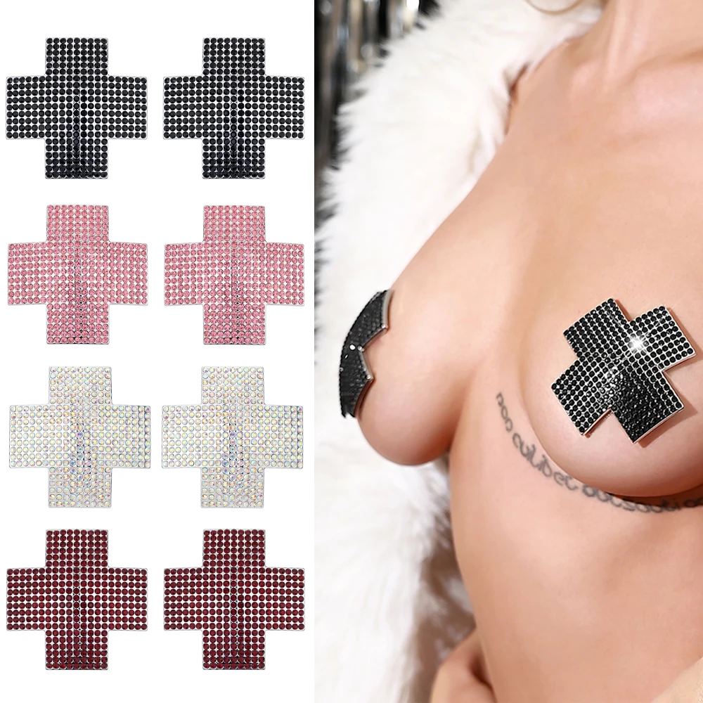 Sexy Women 1pair Rhinestones Nipple Cover Protector Reusable Resin Breast Wear Silicone Nipple Pasties Bra Pads Chest Stickers
Sexy Women 1pair Rhinestones Nipple Cover Protector Reusable Resin Breast Wear Silicone Nipple Pasties Bra Pads Chest Stickers