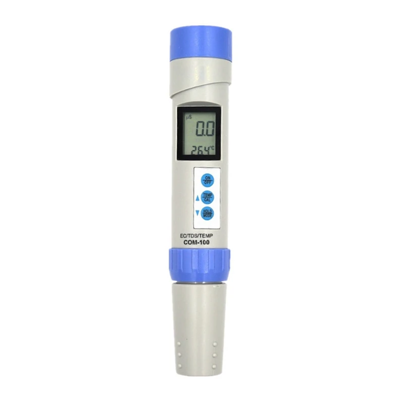 2025 Новый профессиональный анализатор EC COM-100 TDS Meter Тестер температуры с автоматической калибровкой и измерением удержания данных
2025 Новый профессиональный анализатор EC COM-100 TDS Meter Тестер температуры с автоматической калибровкой и измерением удержания данных