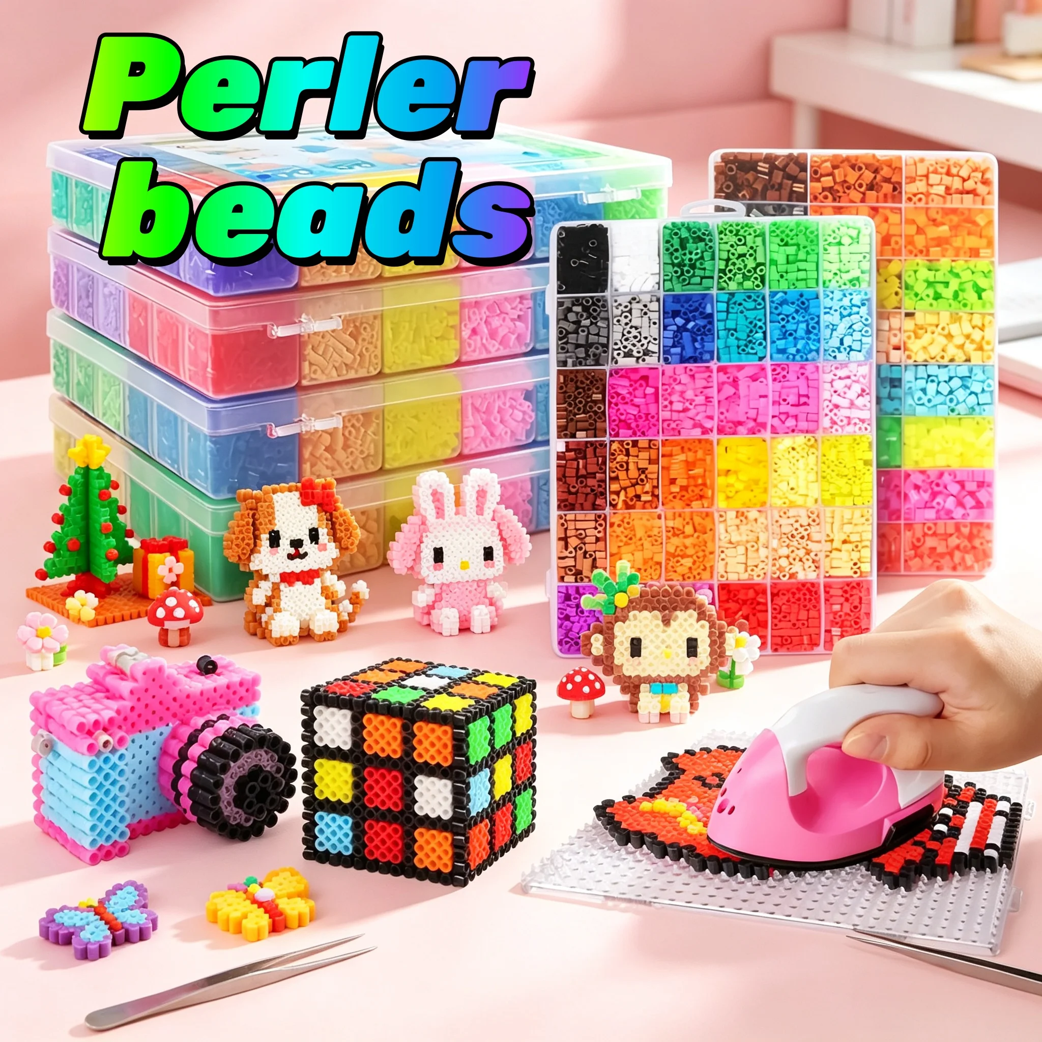 Fuse Beads Rich Shades Heat Resistant Ironing Paper DIY Pixel Craft Toys Making Holiday Supply Set Home Ornament Birthday Gifts
Fuse Beads Rich Shades Heat Resistant Ironing Paper DIY Pixel Craft Toys Making Holiday Supply Set Home Ornament Birthday Gifts
