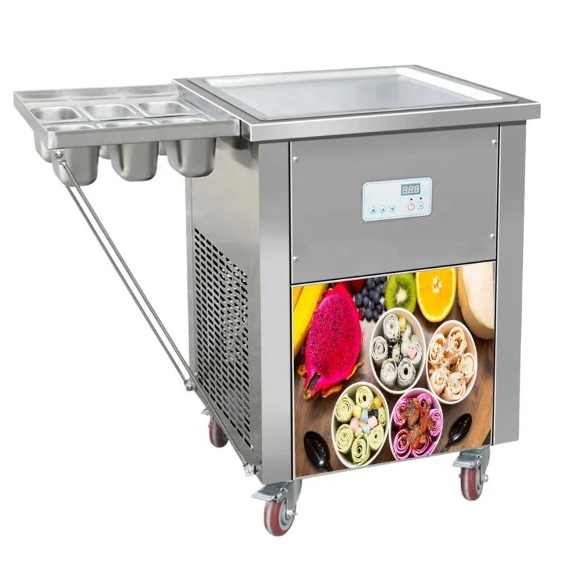 Commercial hot selling fried ice cream single pot instant ice cream roll machine
Commercial hot selling fried ice cream single pot instant ice cream roll machine