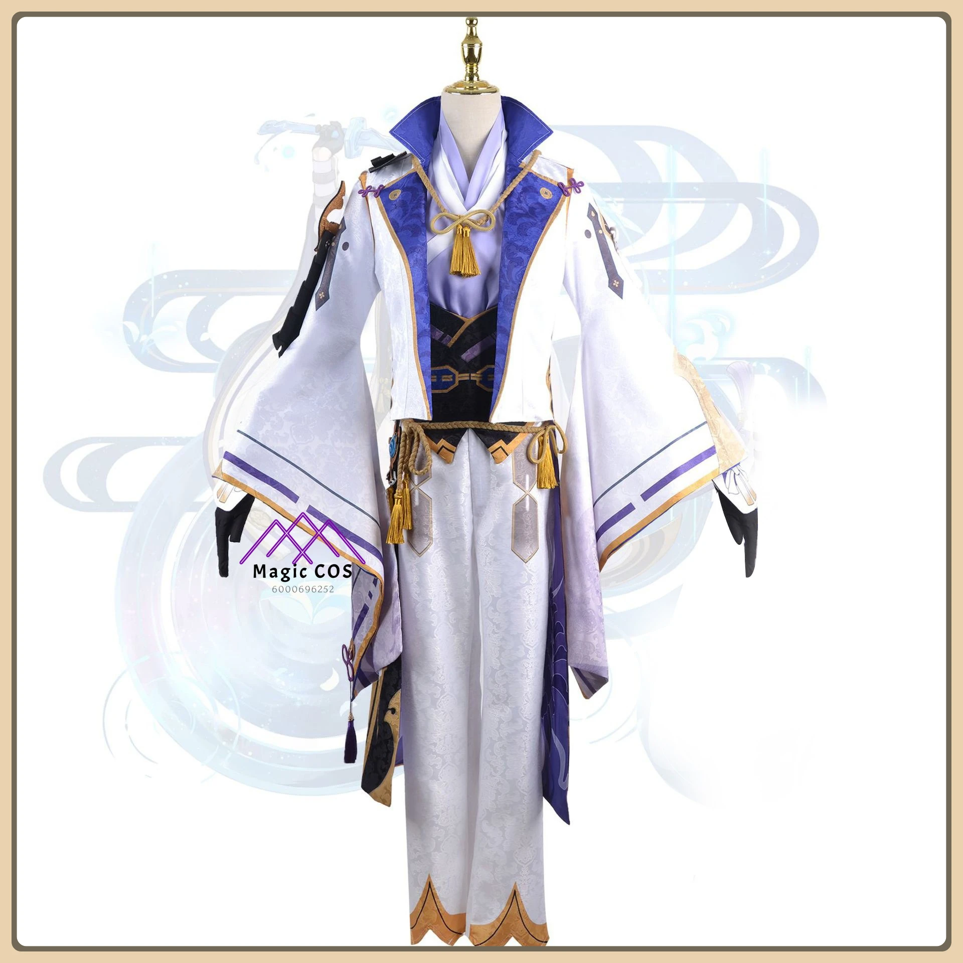 Game Genshin Impact Inazuma Ayato Kamisato Role Playing Costume Anime Clothes Embroidery Details Full Set Cosplay Costume (Male)
Game Genshin Impact Inazuma Ayato Kamisato Role Playing Costume Anime Clothes Embroidery Details Full Set Cosplay Costume (Male)