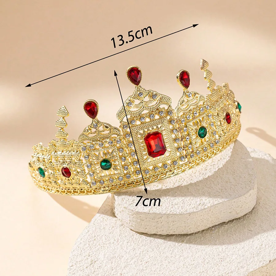 Tiara Gold Plated Fashion Jewelry Bridal Wedding Crown Luxury Hair Headpiece Women One Size
Tiara Gold Plated Fashion Jewelry Bridal Wedding Crown Luxury Hair Headpiece Women One Size